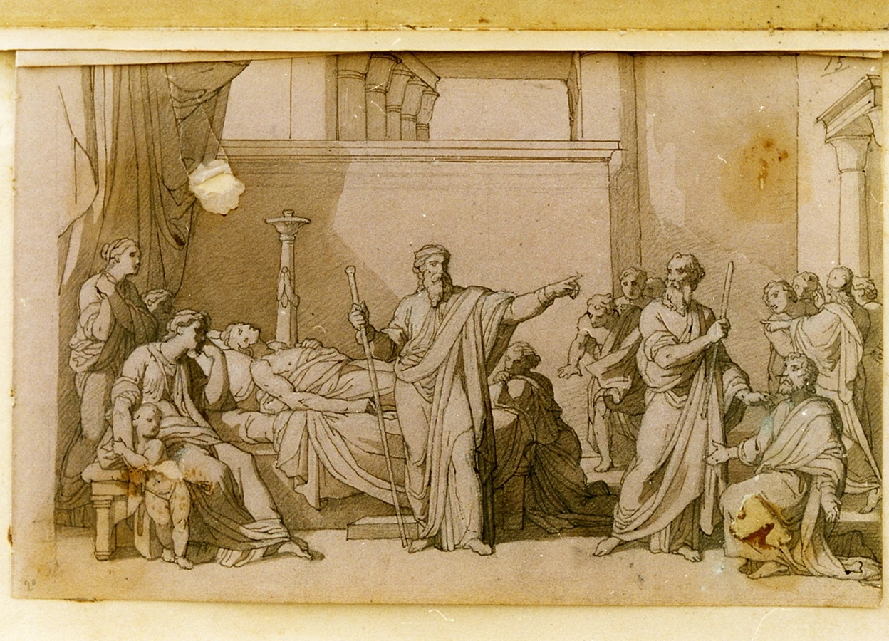 Studio di scena di storia antica - Museo Nazionale di san Martino, Napoli